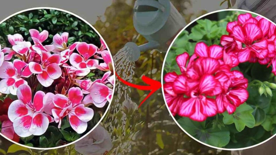 Geranios, no los riegues así: ¡los harás pudrirse! ¡Descubre el truco del jardinero para una súper flor!