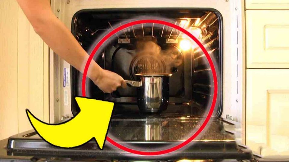 Horno con costra, hazlo después de cada uso: ¡con este método no lo limpiarás en semanas!