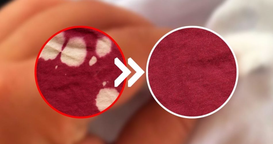 Manchas de lejía en la ropa, no tienes que tirarlas: resuélvelas de esta manera