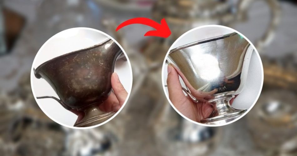 Plata ennegrecida y oxidada, para que puedas limpiarla sin estropearla: lo tienes todo en la cocina