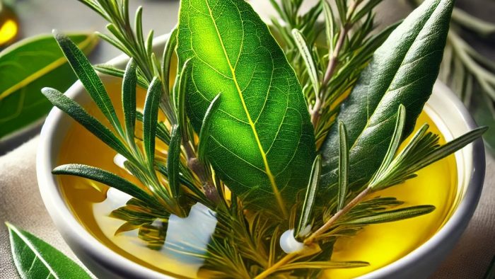 Mezcla de hojas de laurel, romero y aceite de oliva: Si hubiera sabido esto antes